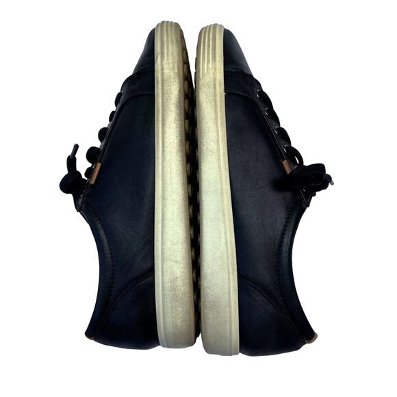 Ecco Sneakers Mens US:9 EUR 42 Black Activewear Leather Lace Up Low Top - Picture 4 of 13